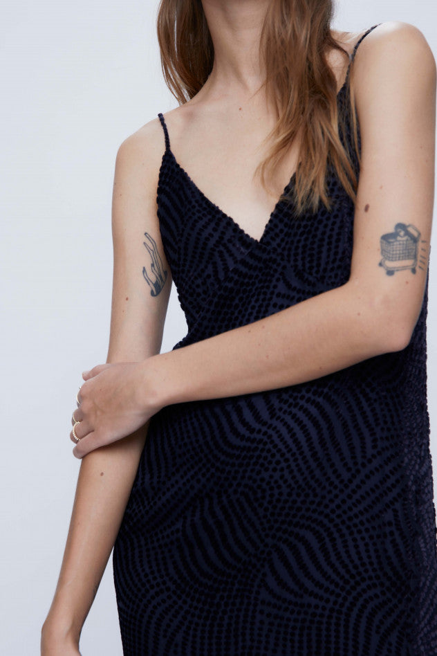 Vestido Blue Velvet