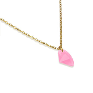 Collar piedra rosa