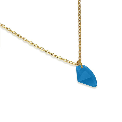 Collar piedra azul