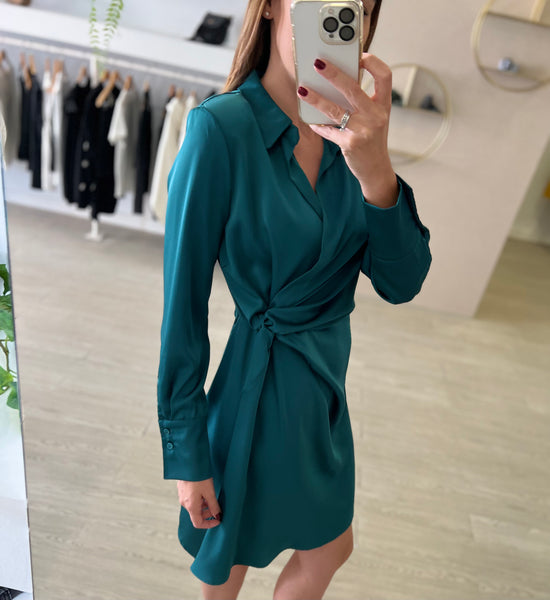 Vestido Annodato raso